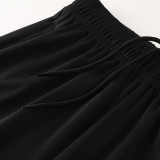 2024 White Training Shorts Suit