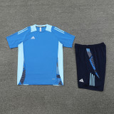 2024 Blue Training Shorts Suit