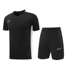 2024/25 Black Training Shorts Suit