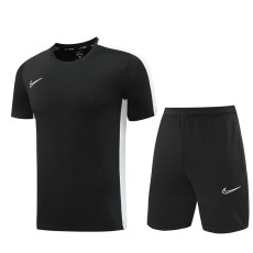 2024/25 Black Training Shorts Suit