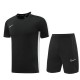 2024/25 Black Training Shorts Suit