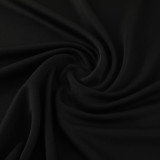 2024/25 Black Training Shorts Suit