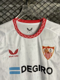 2024/25 Sevilla Home White Fans Soccer jersey