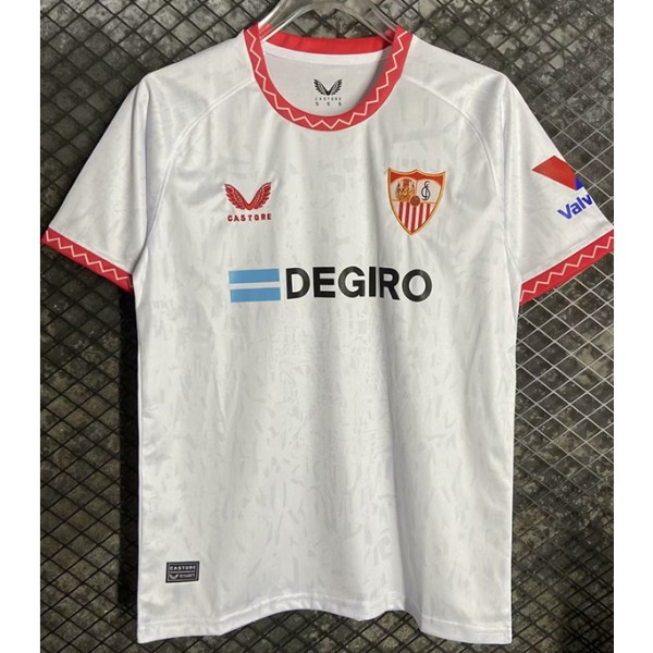2024/25 Sevilla Home White Fans Soccer jersey