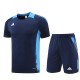 2024 Dark Blue Training Shorts Suit
