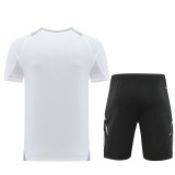 2024 White Training Shorts Suit