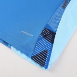 2024 Blue Training Shorts Suit