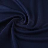 2024 Dark Blue Training Shorts Suit