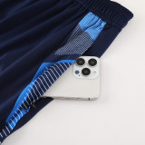 2024 Blue Training Shorts Suit