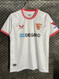 2024/25 Sevilla Home White Fans Soccer jersey