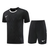 2024 Black Training Shorts Suit