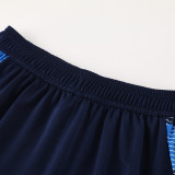 2024 Dark Blue Training Shorts Suit