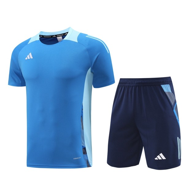 2024 Blue Training Shorts Suit