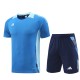2024 Blue Training Shorts Suit
