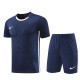 2024 Dark Blue Training Shorts Suit
