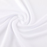 2024 White Training Shorts Suit