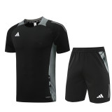 2024 Black Training Shorts Suit