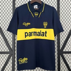 1994/95 Boca Juniors Home Dark Blue Retro Soccer jersey