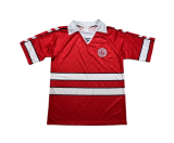 1988 Denmark Home Red Retro Soccer jersey