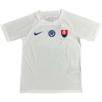 2024 Slovakia Away White Fans Soccer jersey