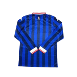 2024/25 SSC Bari Special Edition Blue Fans Long Sleeve Soccer jersey