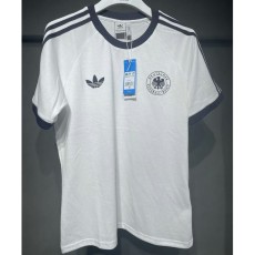 2024 Germany White Casual Cotton T-shirt