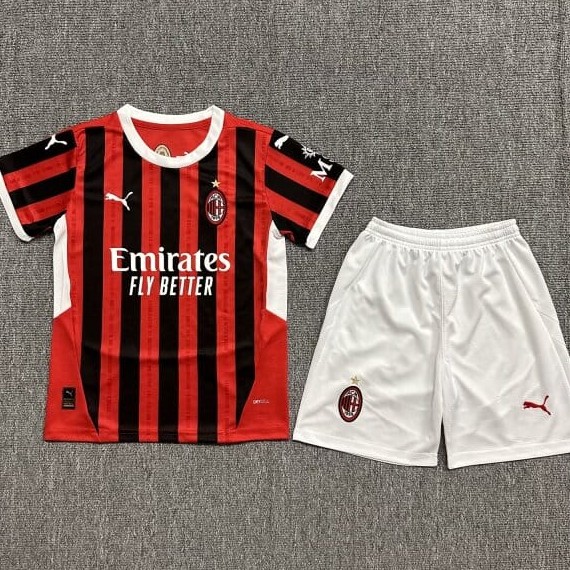 2024/25 ACM Home Red Fans Kids Soccer jersey