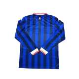 2024/25 SSC Bari Special Edition Blue Fans Long Sleeve Soccer jersey