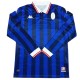 2024/25 SSC Bari Special Edition Blue Fans Long Sleeve Soccer jersey
