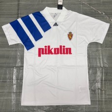 1992/93 Zaragoza Home White Retro Soccer jersey