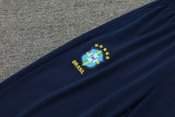 2024 Brazil Azure Half Pull Tracksuit