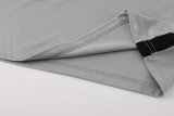 2024 Gray Training Shorts Suit