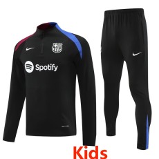 2024/25 BAR Black Kids Half Pull Tracksuit