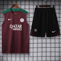 2024/25 PSG Crimson Training Shorts Suit