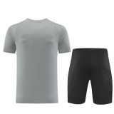 2024 Gray Training Shorts Suit