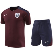 2024 England Crimson Training Shorts Suit