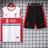 2024/25 LIV White Training Shorts Suit