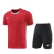 2024 Red Training Shorts Suit