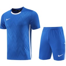 2024 Blue Training Shorts Suit