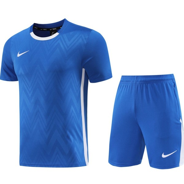 2024 Blue Training Shorts Suit