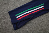 2024 Italy White Kids Half Pull Tracksuit