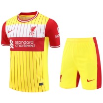 2024/25 LIV Yellow Training Shorts Suit