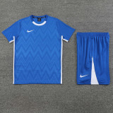 2024 Blue Training Shorts Suit