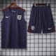 2024 England Purple Training Shorts Suit