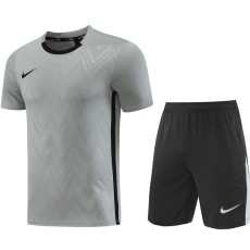 2024 Gray Training Shorts Suit