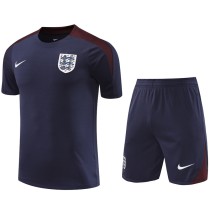 2024 England Purple Training Shorts Suit