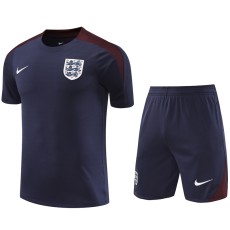 2024 England Purple Training Shorts Suit