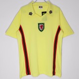 1987 Wales Away Yellow Retro Soccer jersey