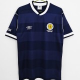 1987/88 Scotland Home Dark Blue Retro Soccer jersey