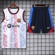 2024/25 BAR White Training Shorts Suit